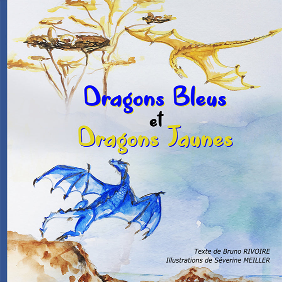Dragons Bleus et Dragons Jaunes audiobook cover