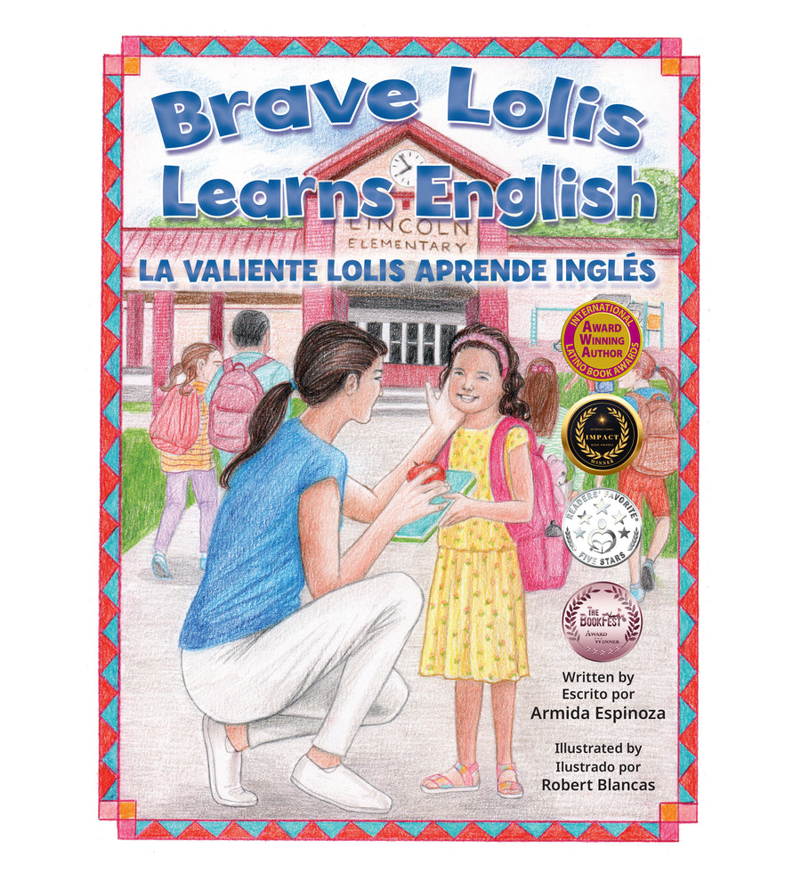 Brave Lolis Learns English audiobook cover